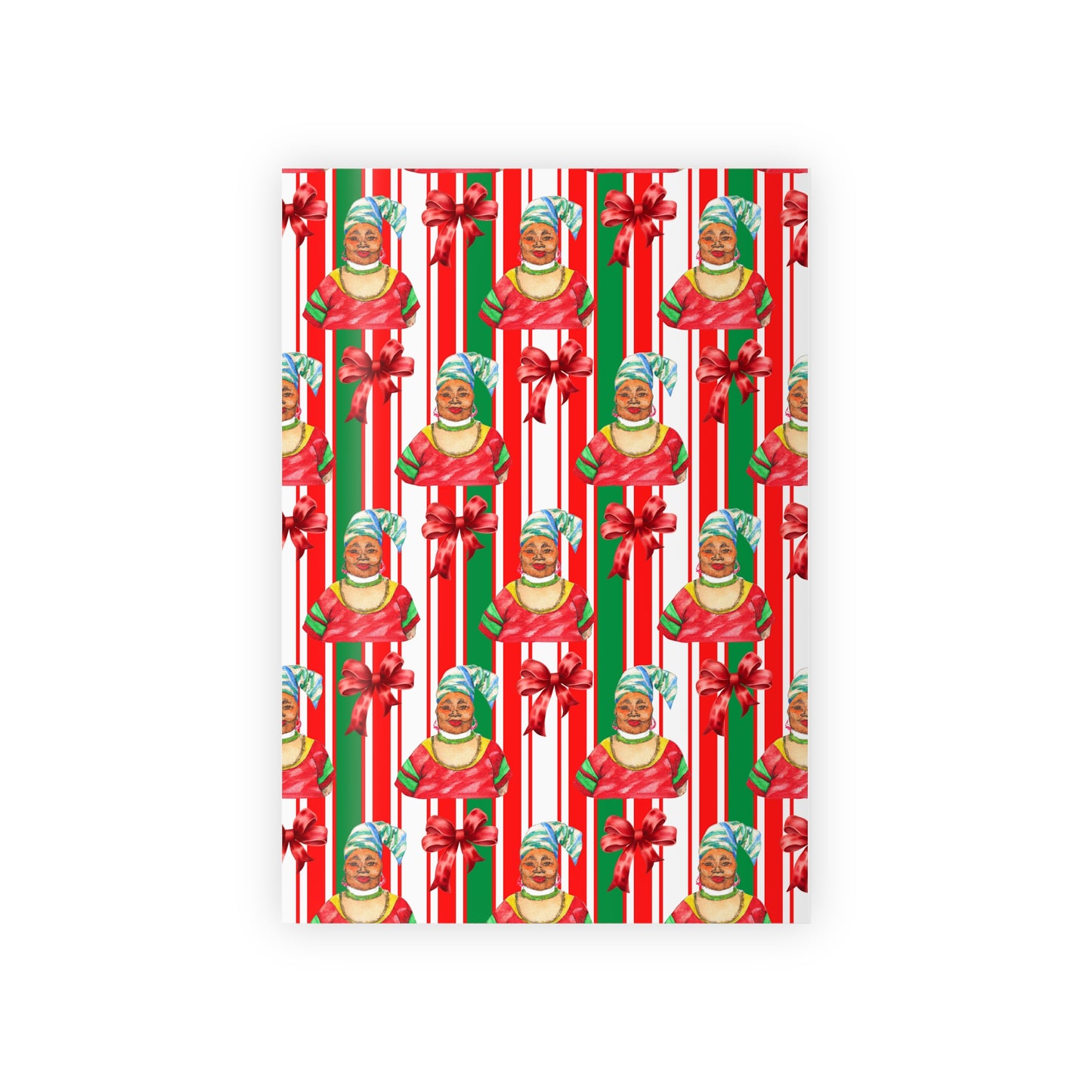 Aunty G Holiday Stripes Gift Wrap