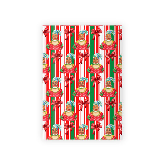 Aunty G Holiday Stripes Gift Wrap